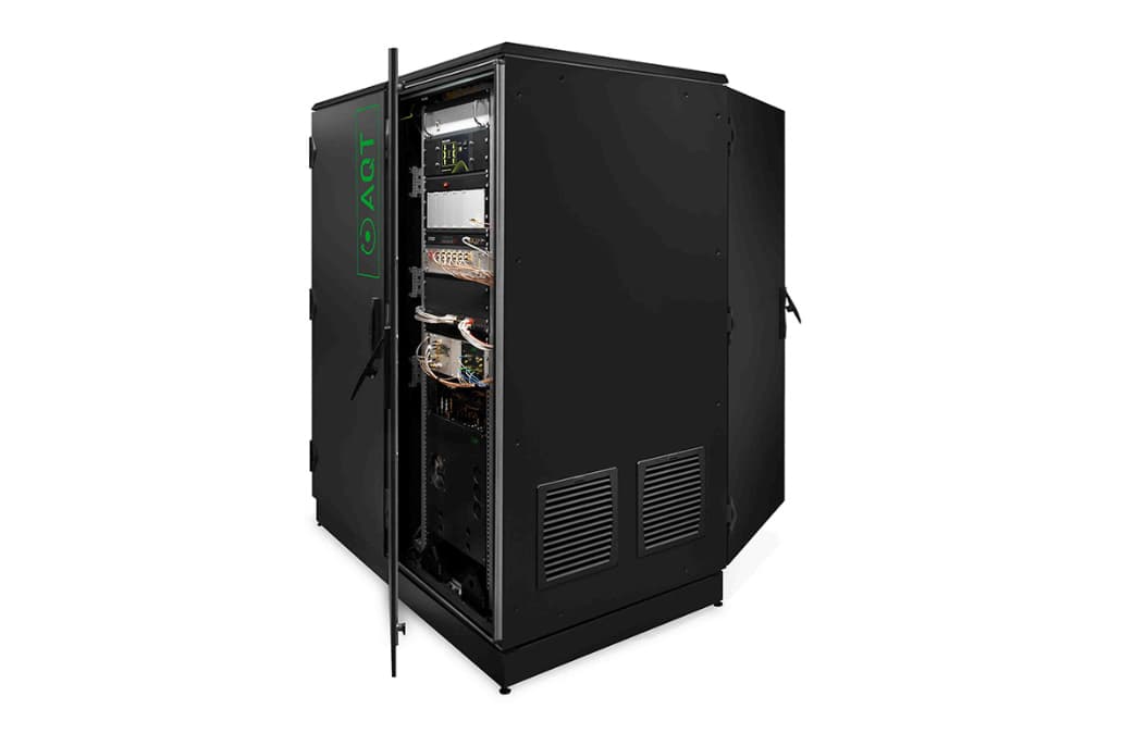 AQT IBEX Q1 trapped-ion quantum computer rack unit